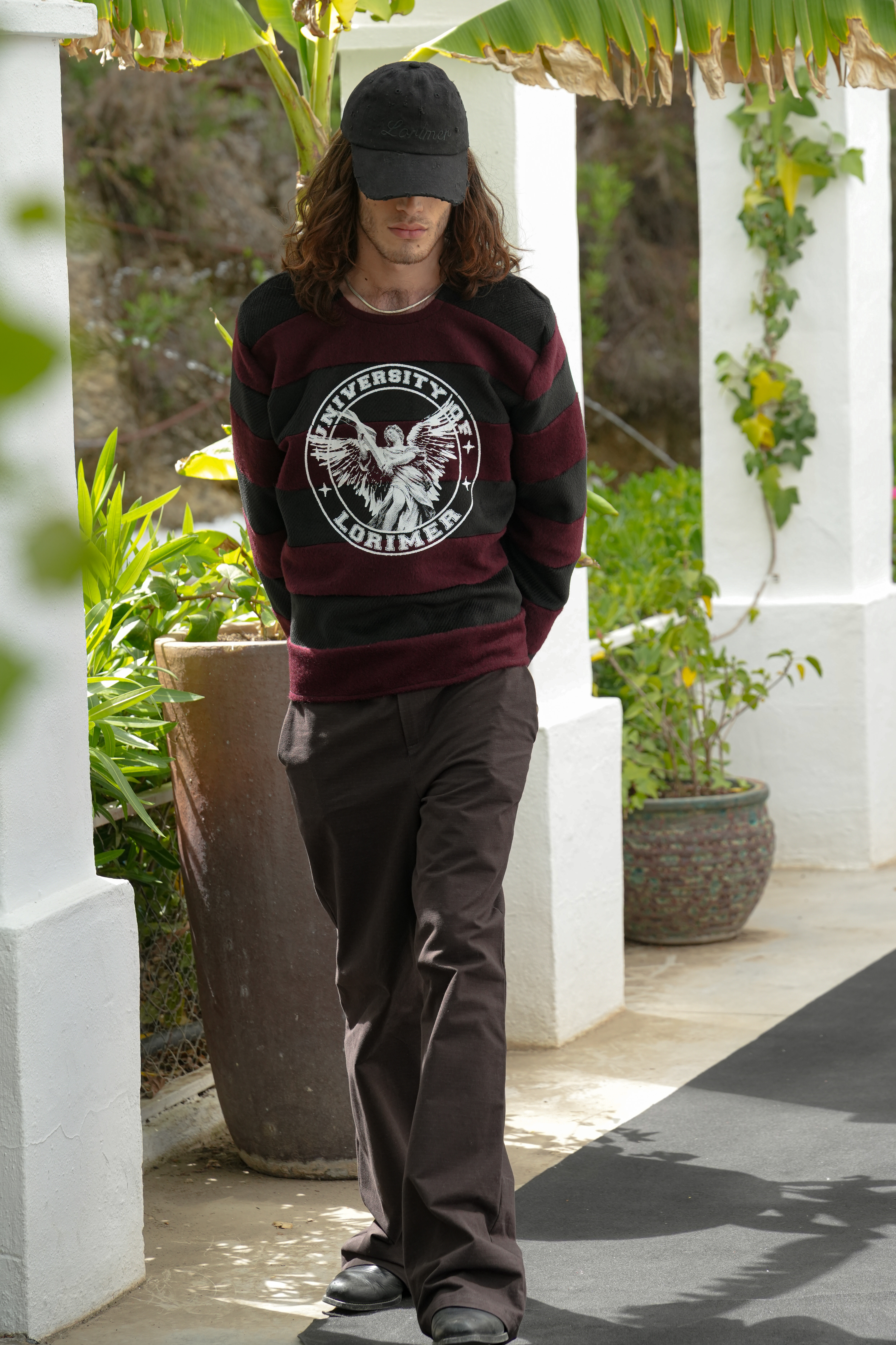 Model wearing Lorimer SS24 Look 2, image 1 of 4
